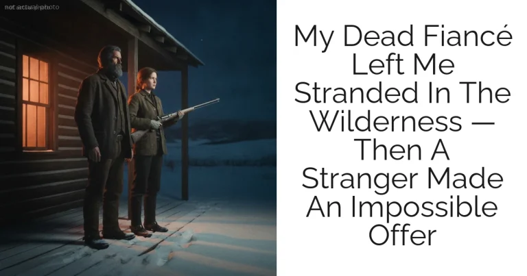 My Dead Fiancé Left Me Stranded In The Wilderness — Then A Stranger Made An Impossible Offer