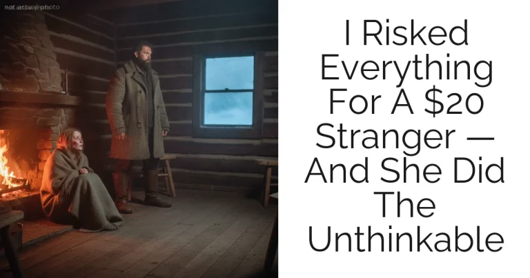 I Risked Everything For A $20 Stranger — And She Did The Unthinkable