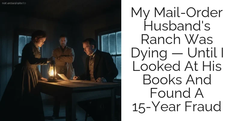 My Mail-Order Husband's Ranch Was Dying — Until I Looked At His Books And Found A 15-Year Fraud
