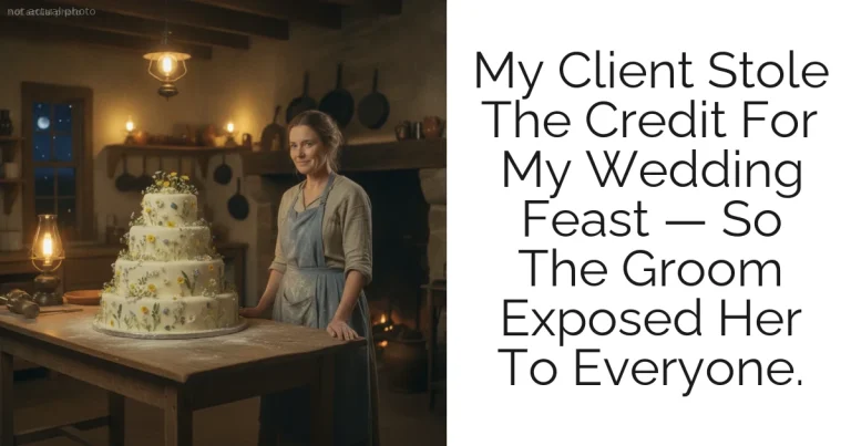 My Client Stole The Credit For My Wedding Feast — So The Groom Exposed Her To Everyone.