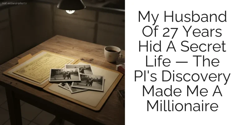 My Husband Of 27 Years Hid A Secret Life — The PI's Discovery Made Me A Millionaire