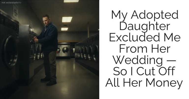 My Adopted Daughter Excluded Me From Her Wedding — So I Cut Off All Her Money