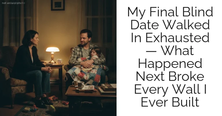 My Final Blind Date Walked In Exhausted — What Happened Next Broke Every Wall I Ever Built