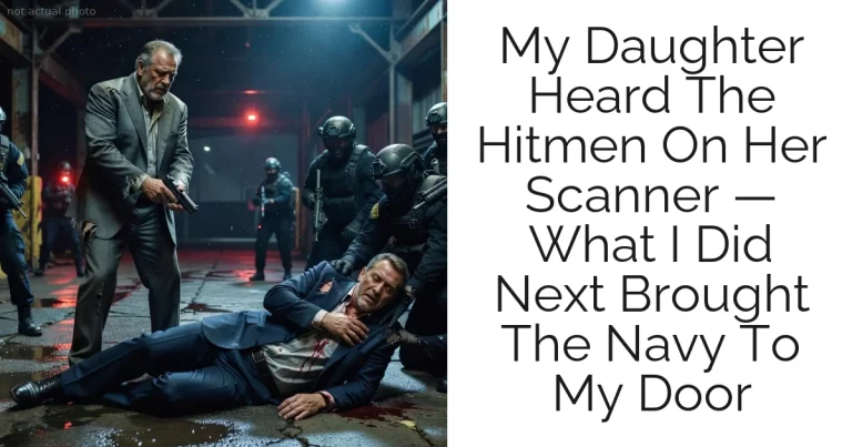 My Daughter Heard The Hitmen On Her Scanner — What I Did Next Brought The Navy To My Door