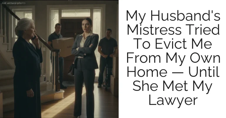 My Husband's Mistress Tried To Evict Me From My Own Home — Until She Met My Lawyer