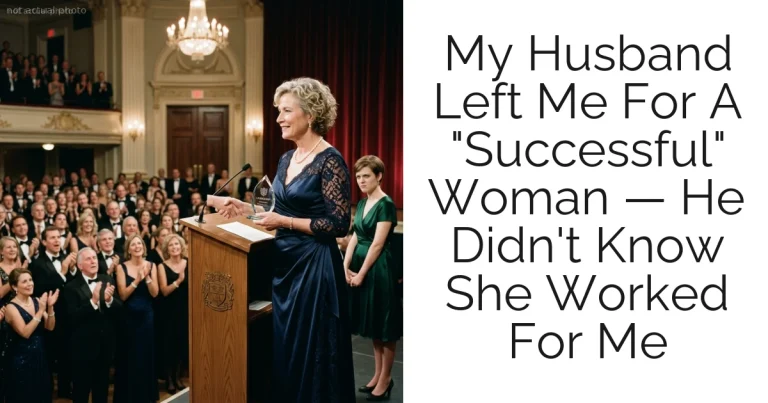 My Husband Left Me For A "Successful" Woman — He Didn't Know She Worked For Me