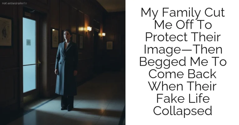 My Family Cut Me Off To Protect Their Image—Then Begged Me To Come Back When Their Fake Life Collapsed