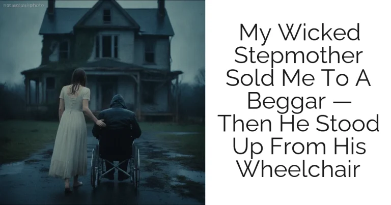 My Wicked Stepmother Sold Me To A Beggar — Then He Stood Up From His Wheelchair