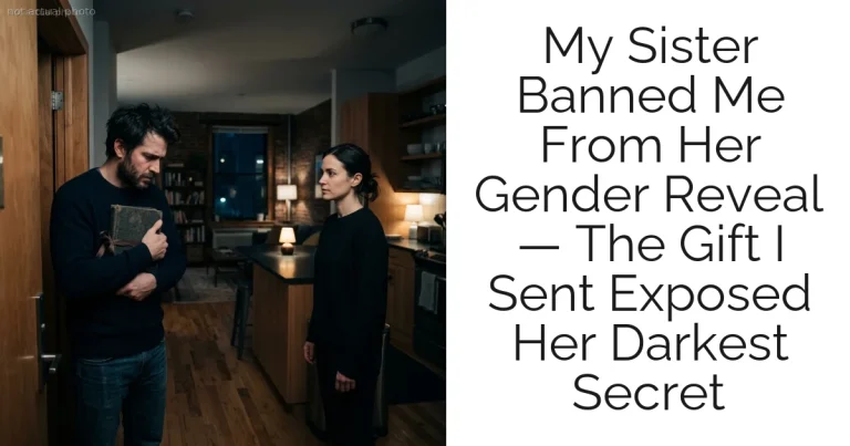 My Sister Banned Me From Her Gender Reveal — The Gift I Sent Exposed Her Darkest Secret