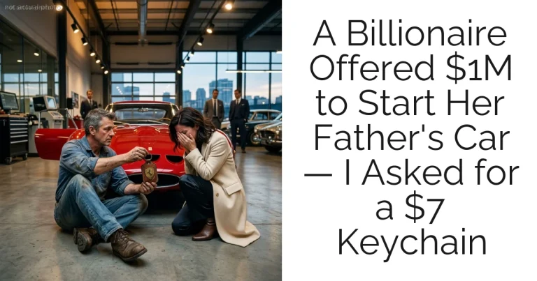 A Billionaire Offered $1M to Start Her Father's Car — I Asked for a $7 Keychain