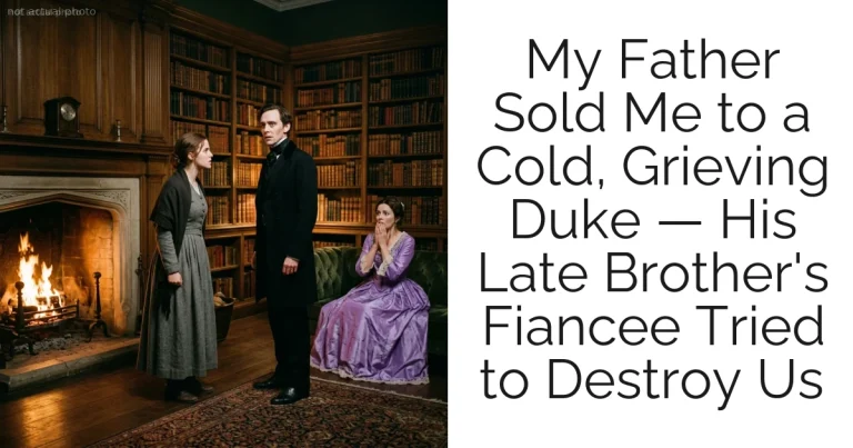 My Father Sold Me to a Cold, Grieving Duke — His Late Brother's Fiancee Tried to Destroy Us