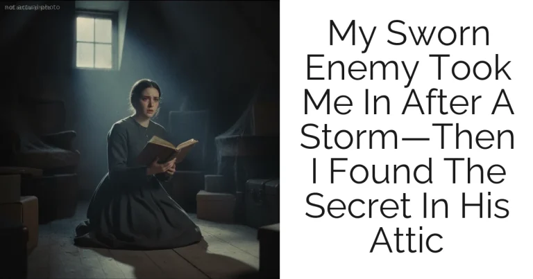 My Sworn Enemy Took Me In After A Storm—Then I Found The Secret In His Attic