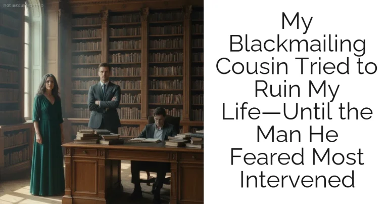 My Blackmailing Cousin Tried to Ruin My Life—Until the Man He Feared Most Intervened