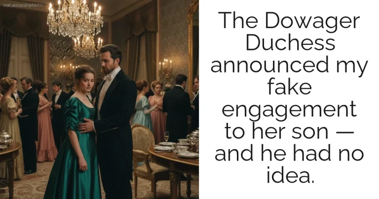 The Dowager Duchess announced my fake engagement to her son — and he had no idea.