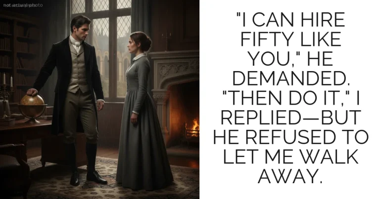 "I CAN HIRE FIFTY LIKE YOU," HE DEMANDED. "THEN DO IT," I REPLIED—BUT HE REFUSED TO LET ME WALK AWAY.
