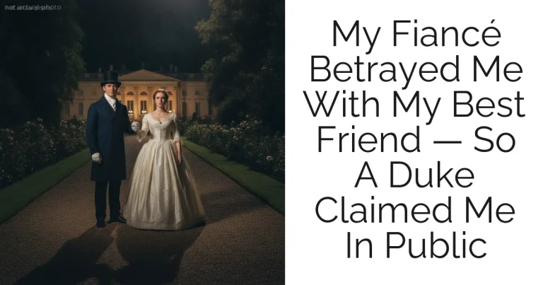 My Fiancé Betrayed Me With My Best Friend — So A Duke Claimed Me In Public
