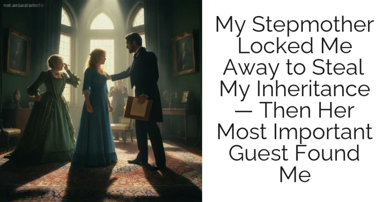 My Stepmother Locked Me Away to Steal My Inheritance — Then Her Most Important Guest Found Me