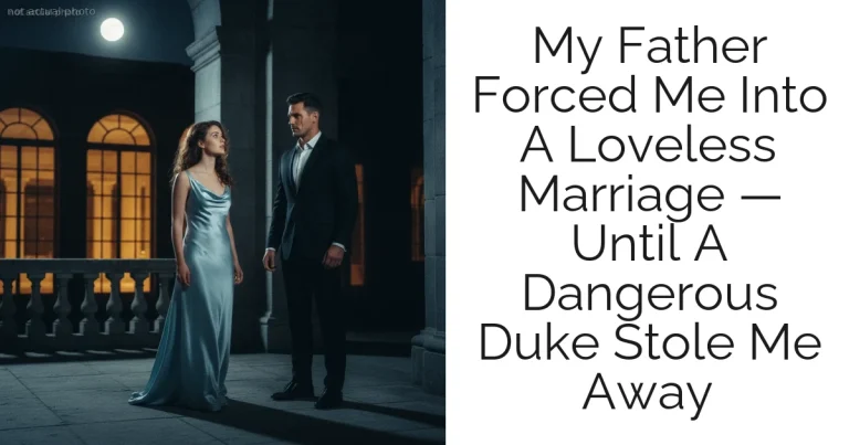My Father Forced Me Into A Loveless Marriage — Until A Dangerous Duke Stole Me Away