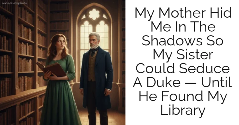 My Mother Hid Me In The Shadows So My Sister Could Seduce A Duke — Until He Found My Library