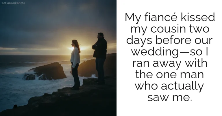 My fiancé kissed my cousin two days before our wedding—so I ran away with the one man who actually saw me.