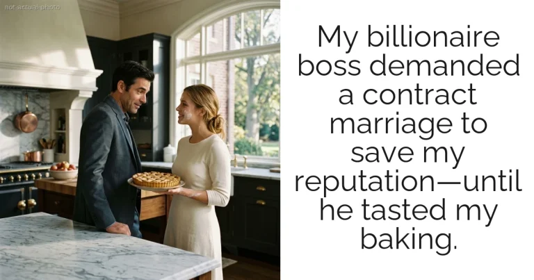 My billionaire boss demanded a contract marriage to save my reputation—until he tasted my baking.