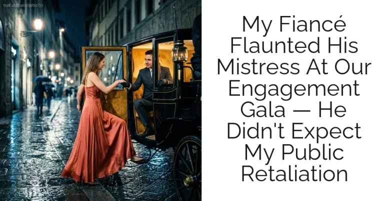 My Fiancé Flaunted His Mistress At Our Engagement Gala — He Didn't Expect My Public Retaliation