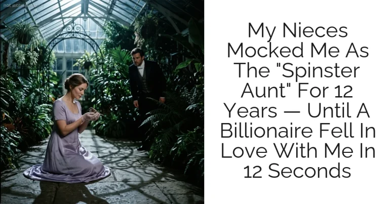 My Nieces Mocked Me As The "Spinster Aunt" For 12 Years — Until A Billionaire Fell In Love With Me In 12 Seconds