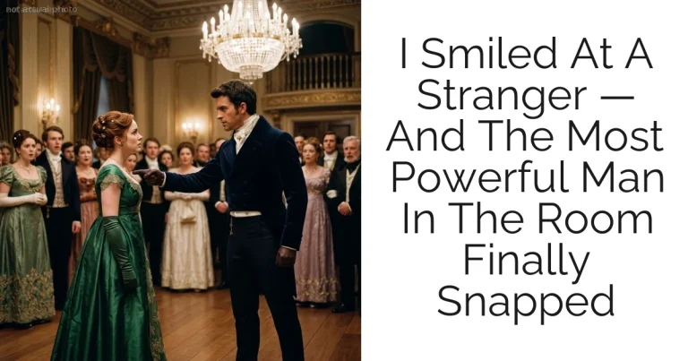 I Smiled At A Stranger — And The Most Powerful Man In The Room Finally Snapped