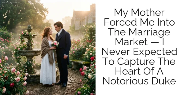 My Mother Forced Me Into The Marriage Market — I Never Expected To Capture The Heart Of A Notorious Duke