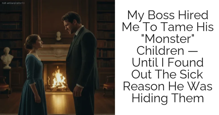 My Boss Hired Me To Tame His "Monster" Children — Until I Found Out The Sick Reason He Was Hiding Them
