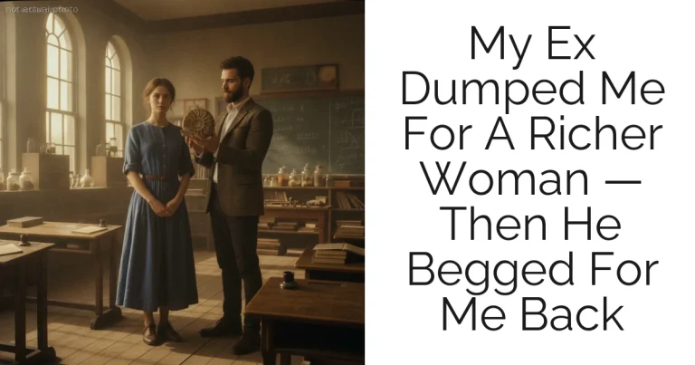 My Ex Dumped Me For A Richer Woman — Then He Begged For Me Back