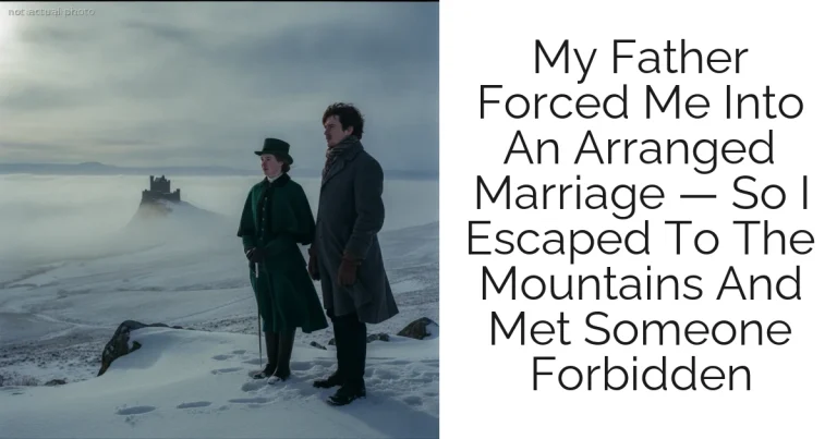 My Father Forced Me Into An Arranged Marriage — So I Escaped To The Mountains And Met Someone Forbidden
