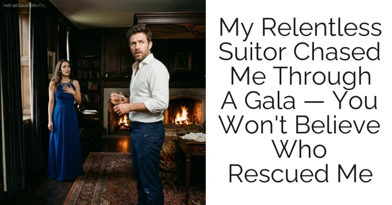 My Relentless Suitor Chased Me Through A Gala — You Won't Believe Who Rescued Me