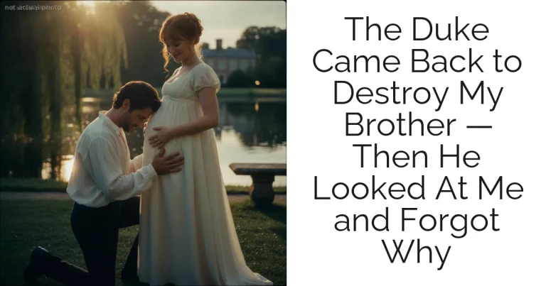 The Duke Came Back to Destroy My Brother — Then He Looked At Me and Forgot Why
