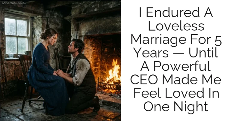 I Endured A Loveless Marriage For 5 Years — Until A Powerful CEO Made Me Feel Loved In One Night