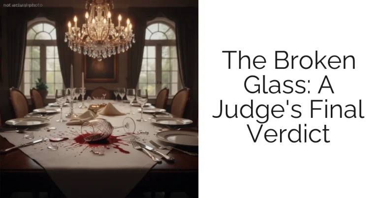 The Broken Glass: A Judge's Final Verdict