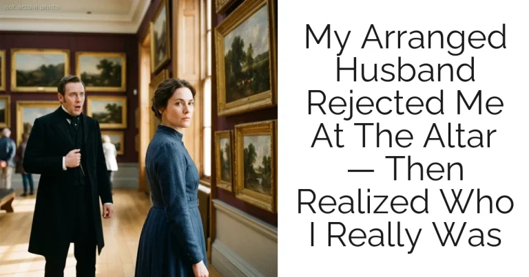My Arranged Husband Rejected Me At The Altar — Then Realized Who I Really Was