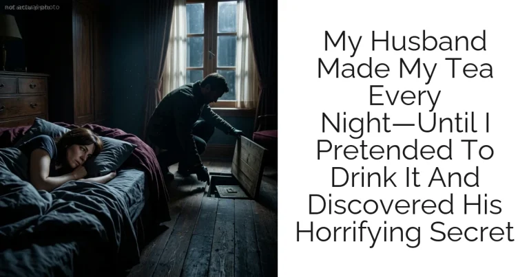 My Husband Made My Tea Every Night—Until I Pretended To Drink It And Discovered His Horrifying Secret