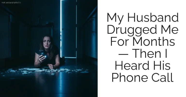 My Husband Drugged Me For Months — Then I Heard His Phone Call