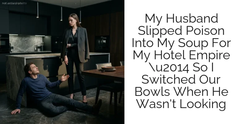 My Husband Slipped Poison Into My Soup For My Hotel Empire u2014 So I Switched Our Bowls When He Wasn't Looking