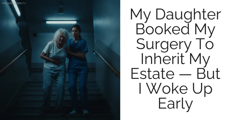 My Daughter Booked My Surgery To Inherit My Estate — But I Woke Up Early