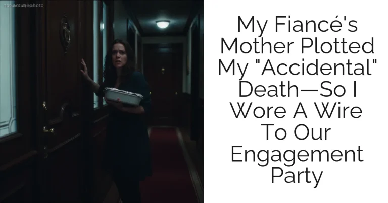 My Fiancé's Mother Plotted My "Accidental" Death—So I Wore A Wire To Our Engagement Party