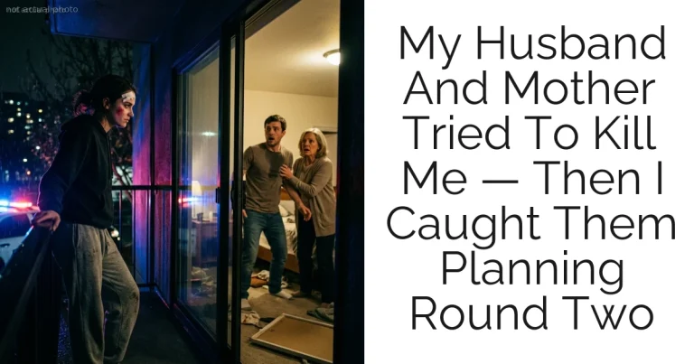 My Husband And Mother Tried To Kill Me — Then I Caught Them Planning Round Two