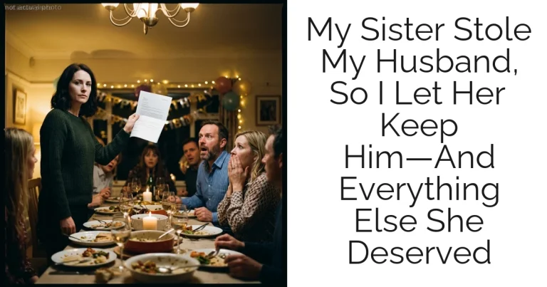 My Sister Stole My Husband, So I Let Her Keep Him—And Everything Else She Deserved