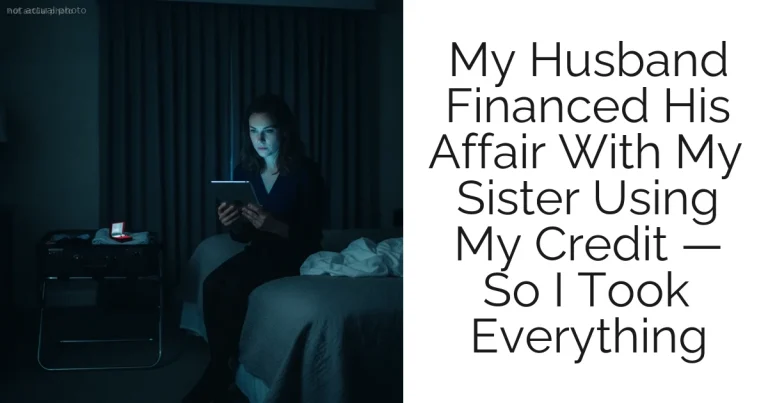 My Husband Financed His Affair With My Sister Using My Credit — So I Took Everything