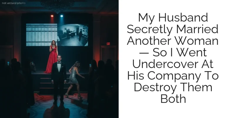My Husband Secretly Married Another Woman — So I Went Undercover At His Company To Destroy Them Both