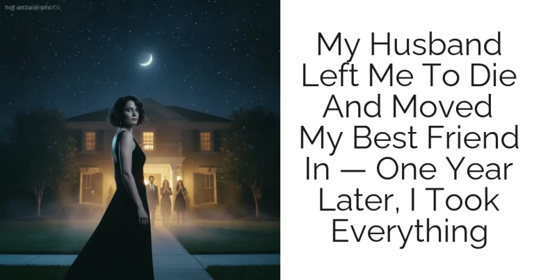 My Husband Left Me To Die And Moved My Best Friend In — One Year Later, I Took Everything