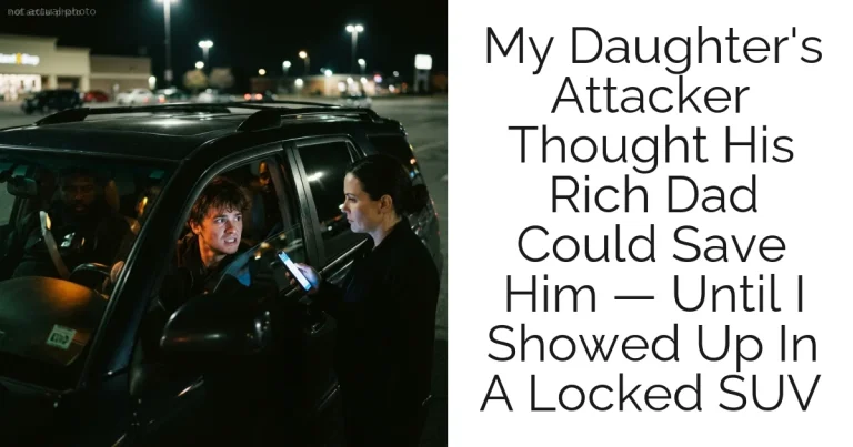 My Daughter's Attacker Thought His Rich Dad Could Save Him — Until I Showed Up In A Locked SUV