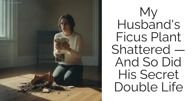 My Husband's Ficus Plant Shattered — And So Did His Secret Double Life