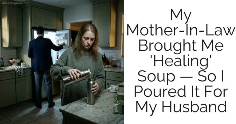 My Mother-In-Law Brought Me 'Healing' Soup — So I Poured It For My Husband